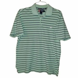 Chaps Green Short Sleeve Golf Polo